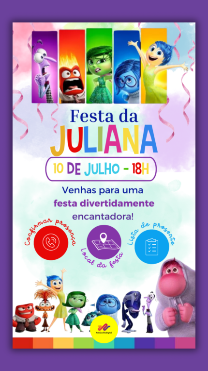 Convite Interativo Simples Divertidamente