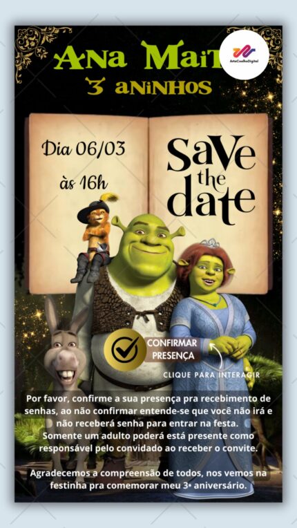 Save the date Sherek